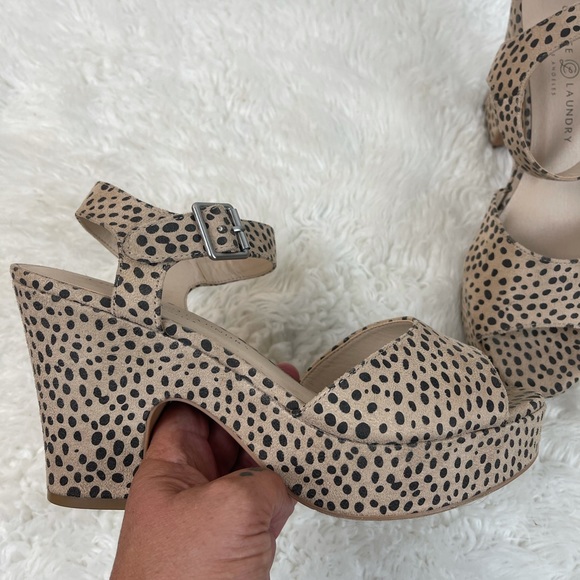 Chinese Laundry Cheetah Print Platform Sandal 10 NWOB - Picture 3 of 10